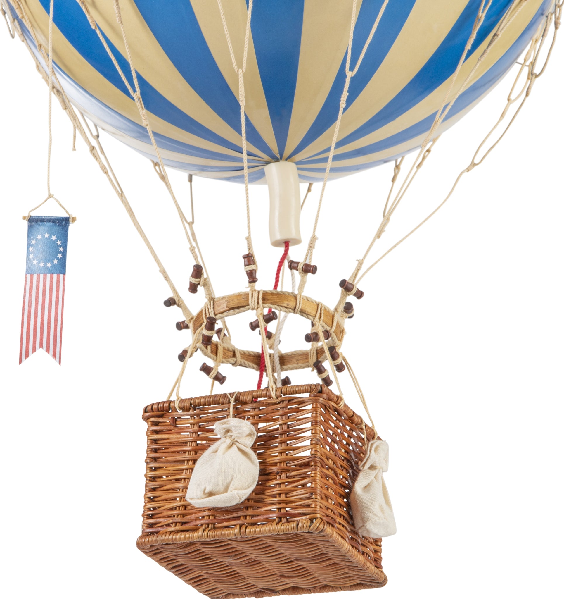 Authentic Models Royal Aero Balloon Model, Blue , Ø 32 Cm