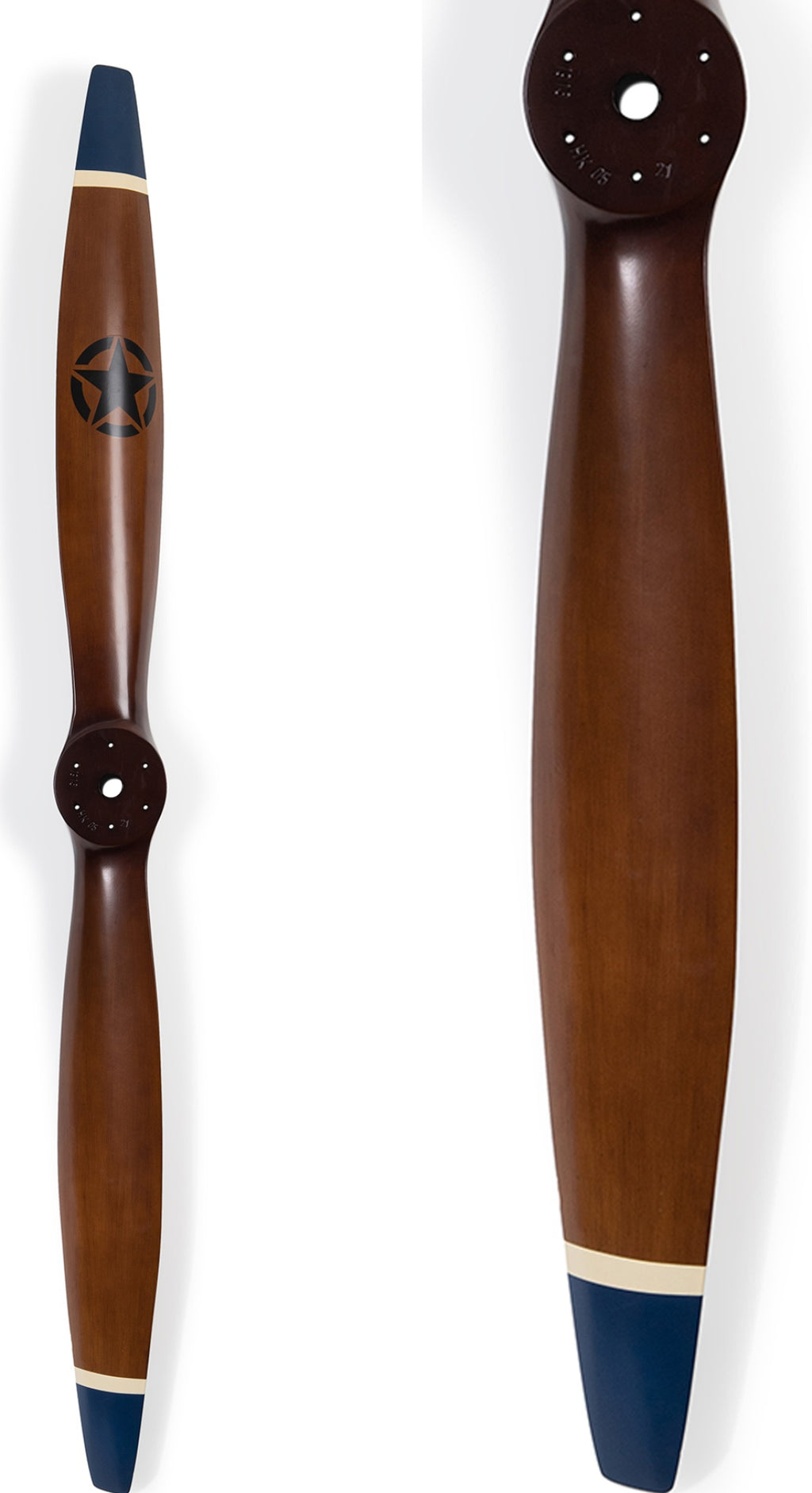 Authentic Models Wwi Blue Tip Propeller, Large