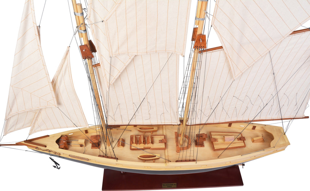 Authentic Models Bluenose Ii Painted Sailing Ship Model
