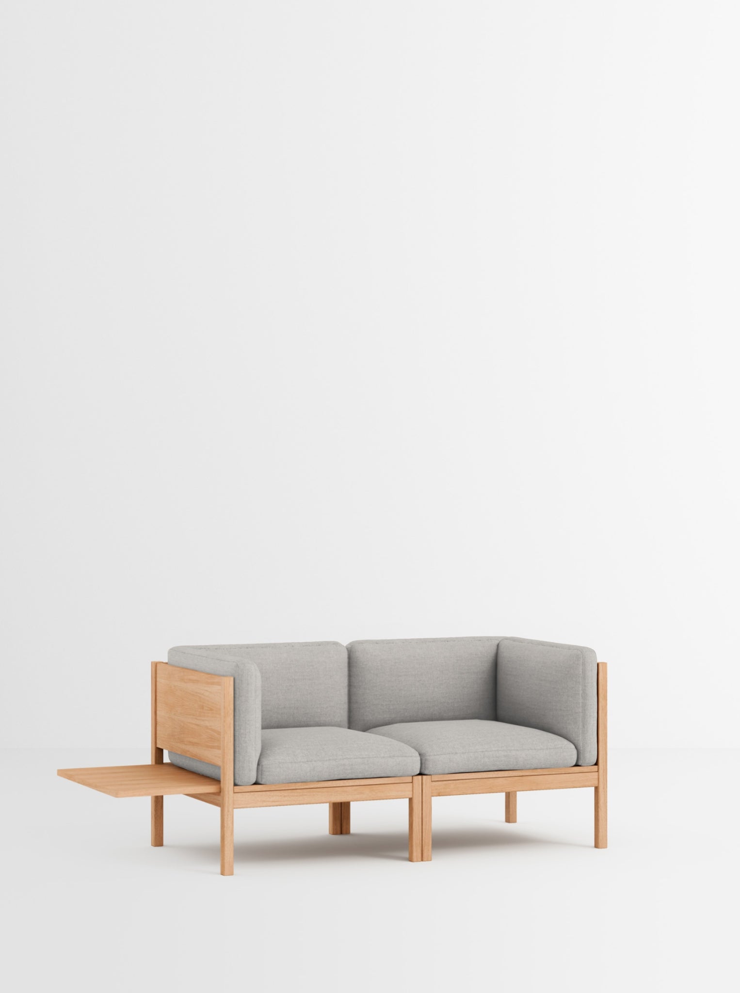 Moebe Modular Sofa Set, 2 Seater Sofa With Sides + 1 Side Table, Autumn 101 (fsc Mix Credit)