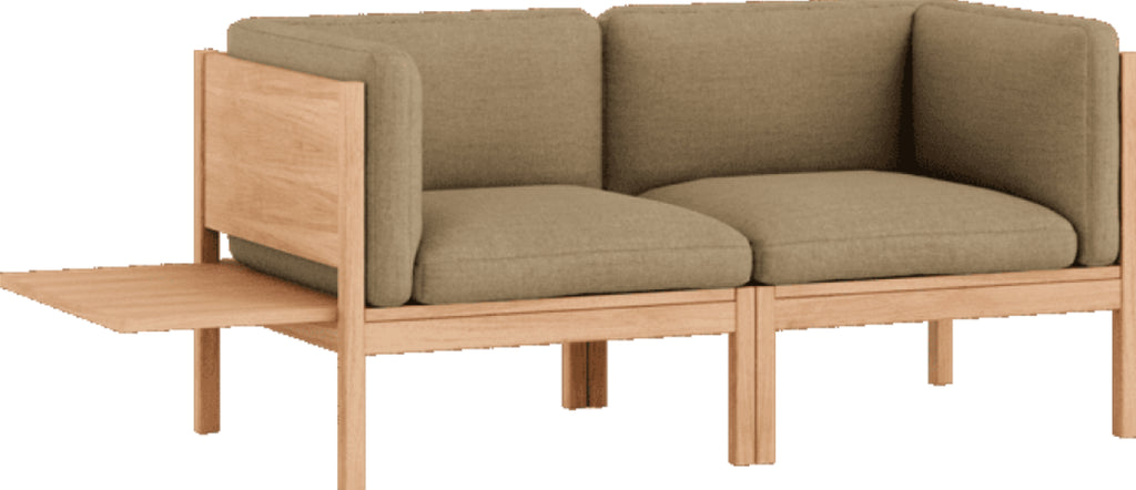 Moebe Modular Sofa Set, 2 Seater Sofa With Sides + 1 Side Table, Autumn 221 (fsc Mix Credit)