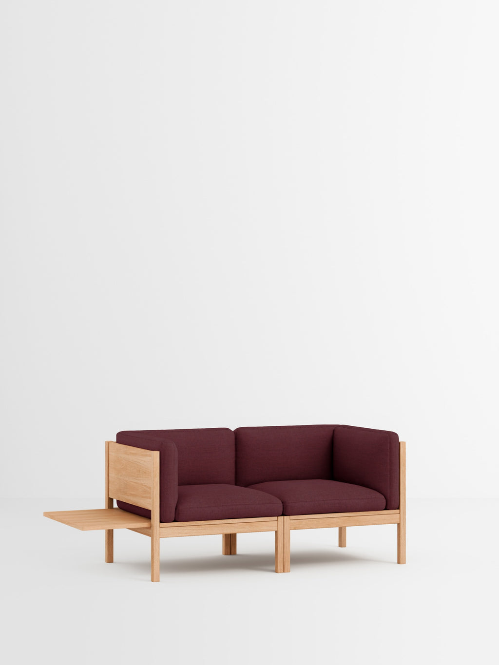 Moebe Modular Sofa Set, 2 Seater Sofa With Sides + 1 Side Table, Autumn 681 (fsc Mix Credit)
