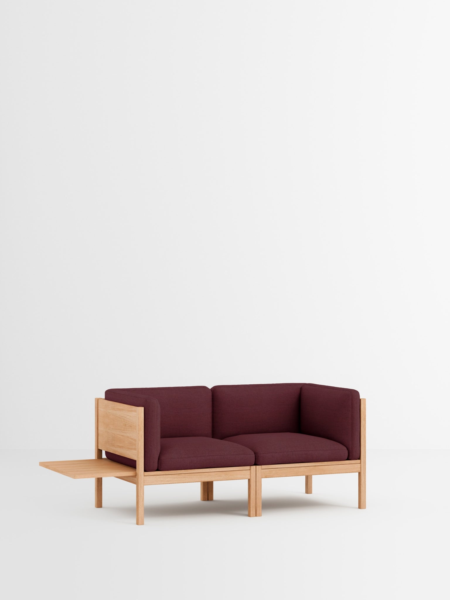 Moebe Modular Sofa Set, 2 Seater Sofa With Sides + 1 Side Table, Autumn 681 (fsc Mix Credit)