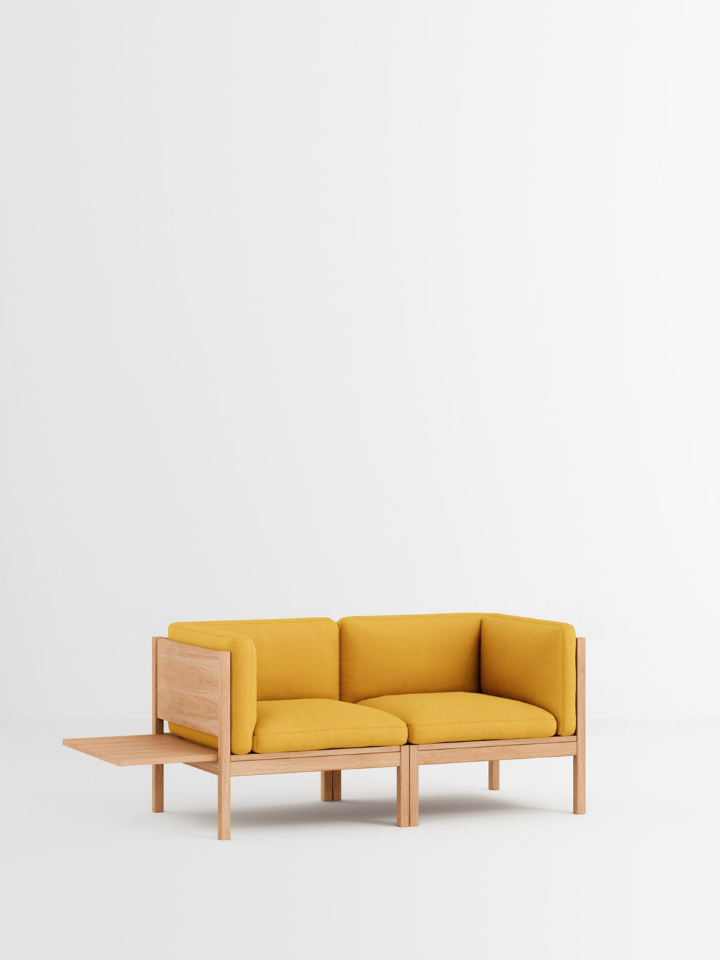 Moebe Modular Sofa Set, 2 Seater Sofa With Sides + 1 Side Table, Field 463 (fsc Mix Credit)