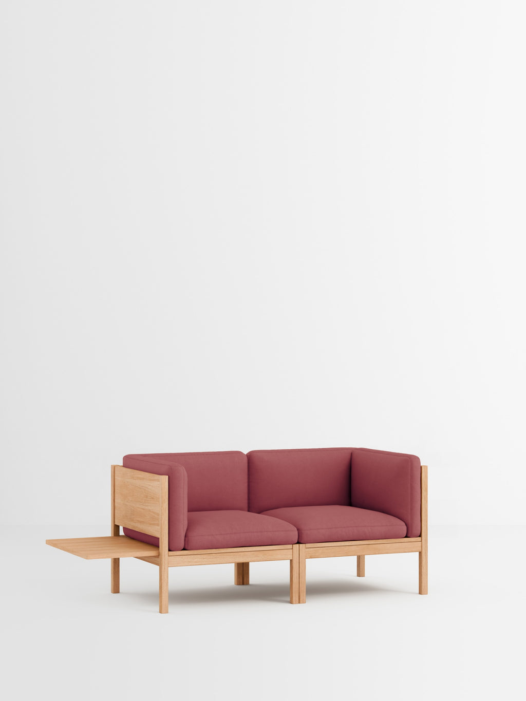 Moebe Modular Sofa Set, 2 Seater Sofa With Sides + 1 Side Table, Field 643 (fsc Mix Credit)