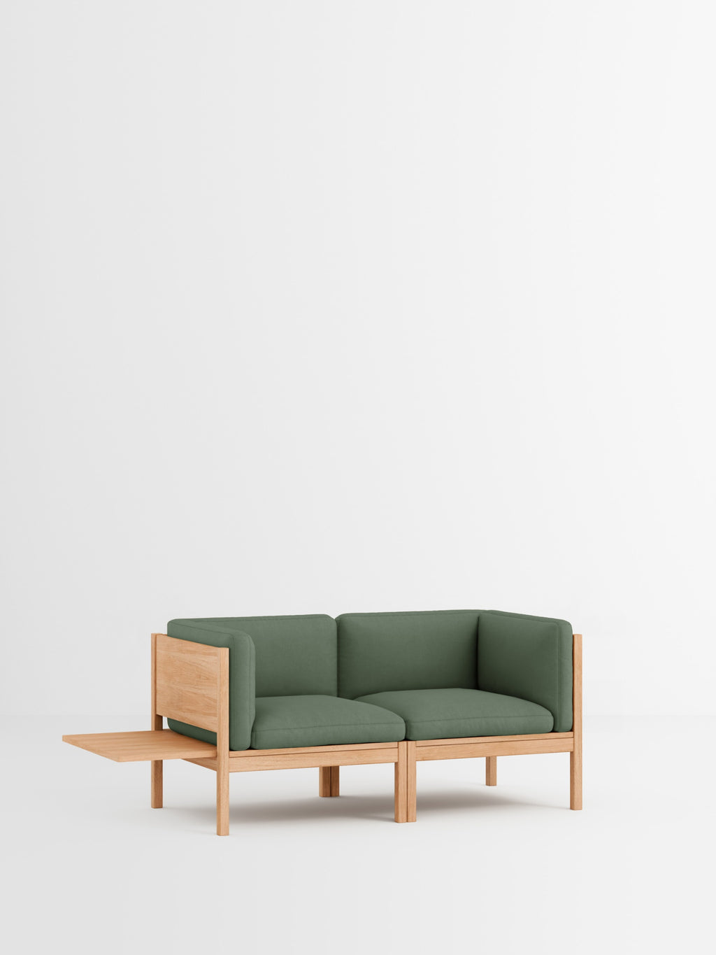 Moebe Modular Sofa Set, 2 Seater Sofa With Sides + 1 Side Table, Field 943 (fsc Mix Credit)