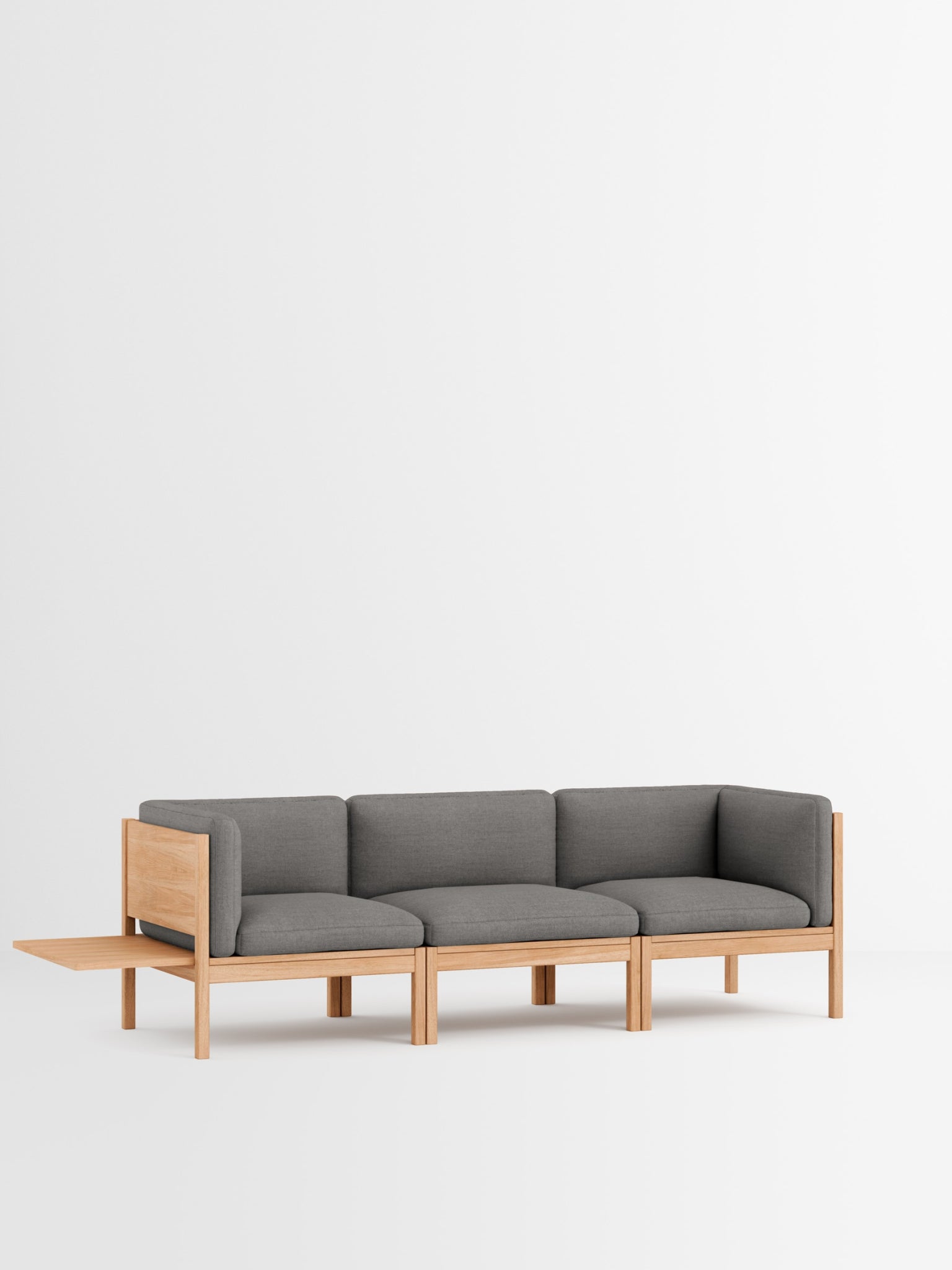 Moebe Modular Sofa Set, 3 Seater Sofa With Sides + 1 Side Table, Autumn 131 (fsc Mix Credit)