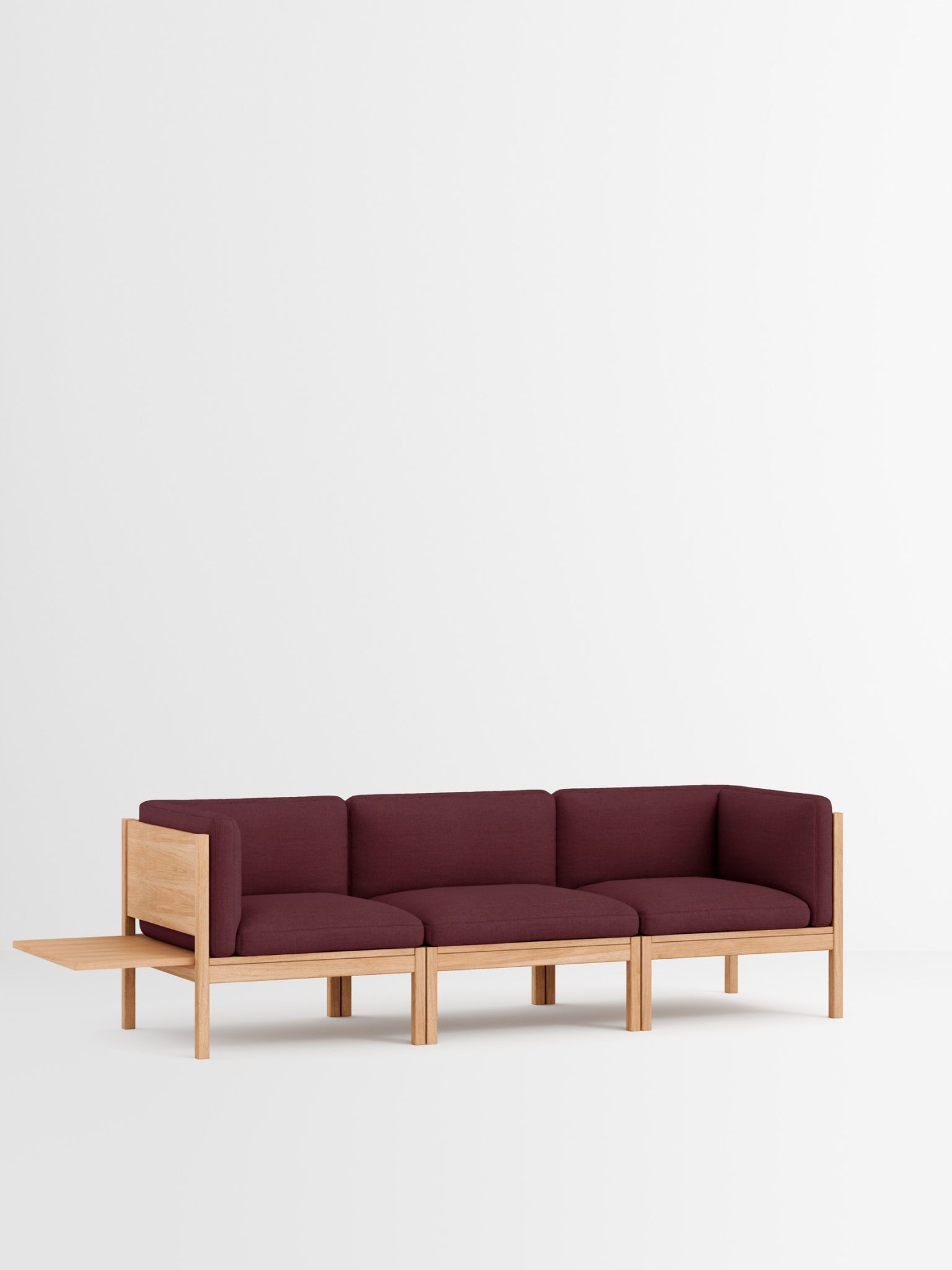 Moebe Modular Sofa Set, 3 Seater Sofa With Sides + 1 Side Table, Autumn 681 (fsc Mix Credit)