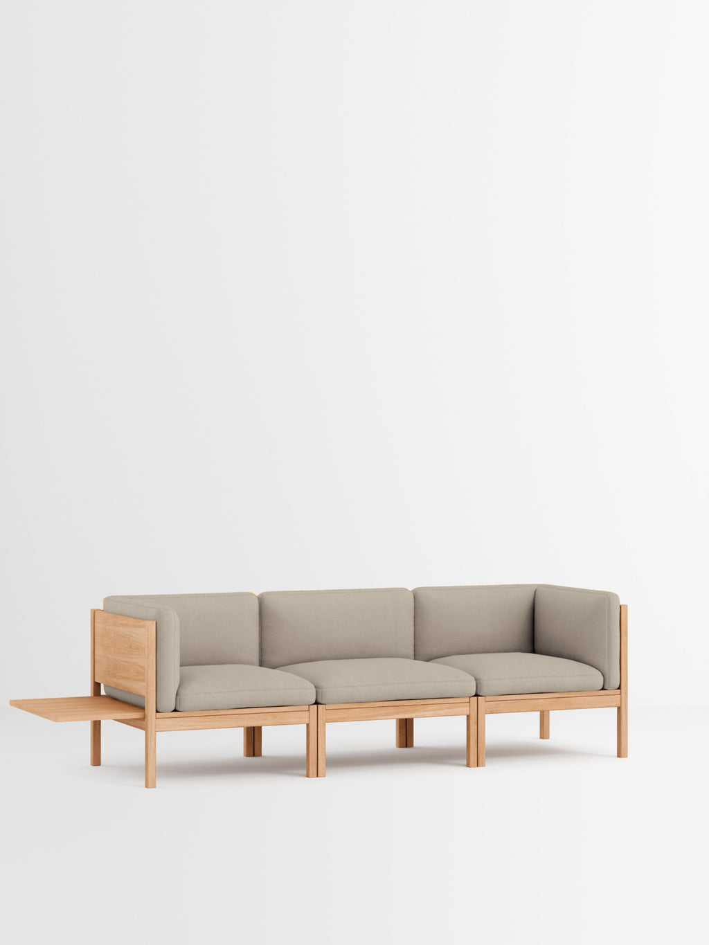 Moebe Modular Sofa Set, 3 Seater Sofa With Sides + 1 Side Table, Field 233 (fsc Mix Credit)