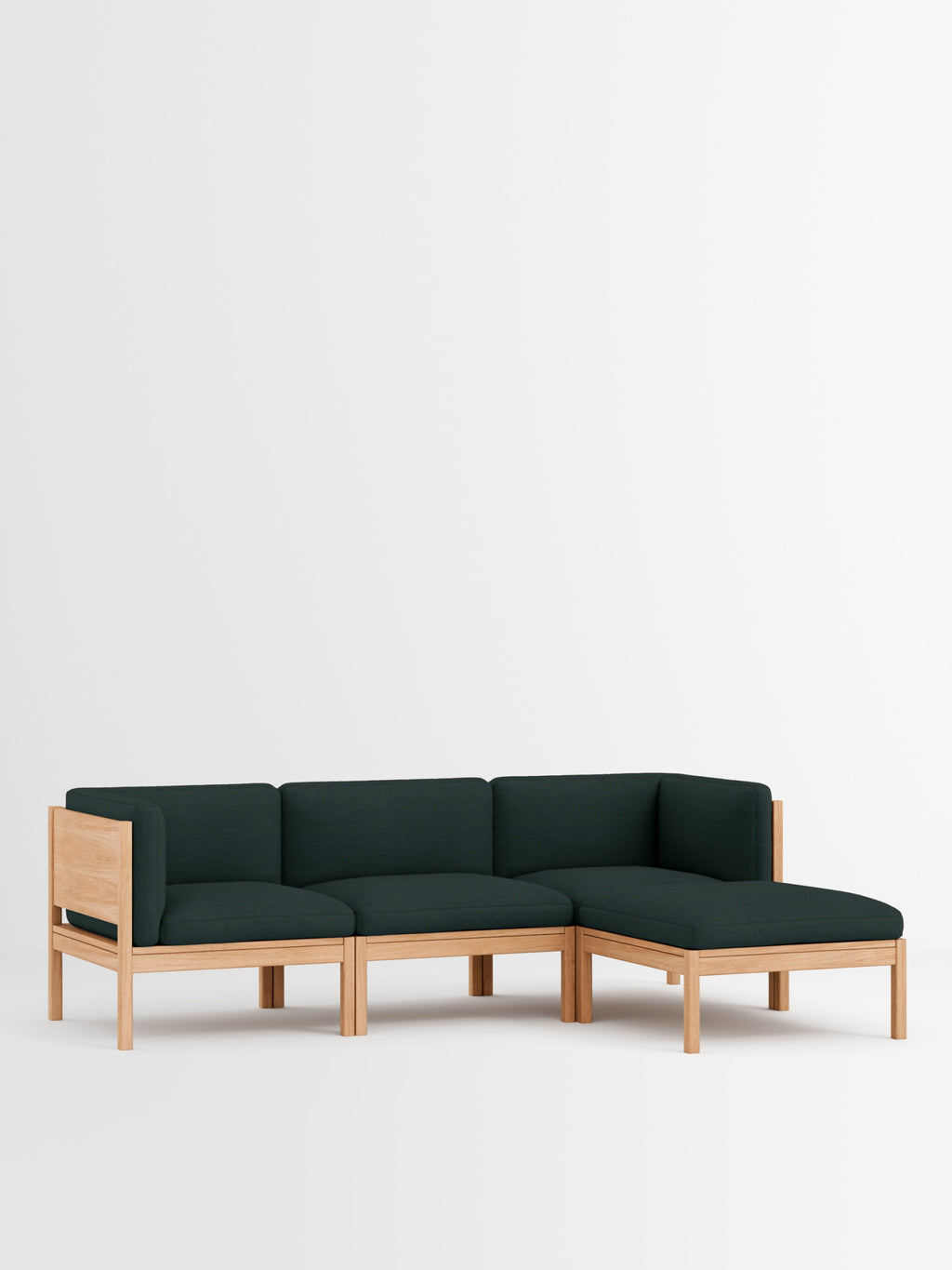 Moebe Modular Sofa Set, 3 Seater Sofa With Sides + Chaise Longue, Autumn 971 (fsc Mix Credit)