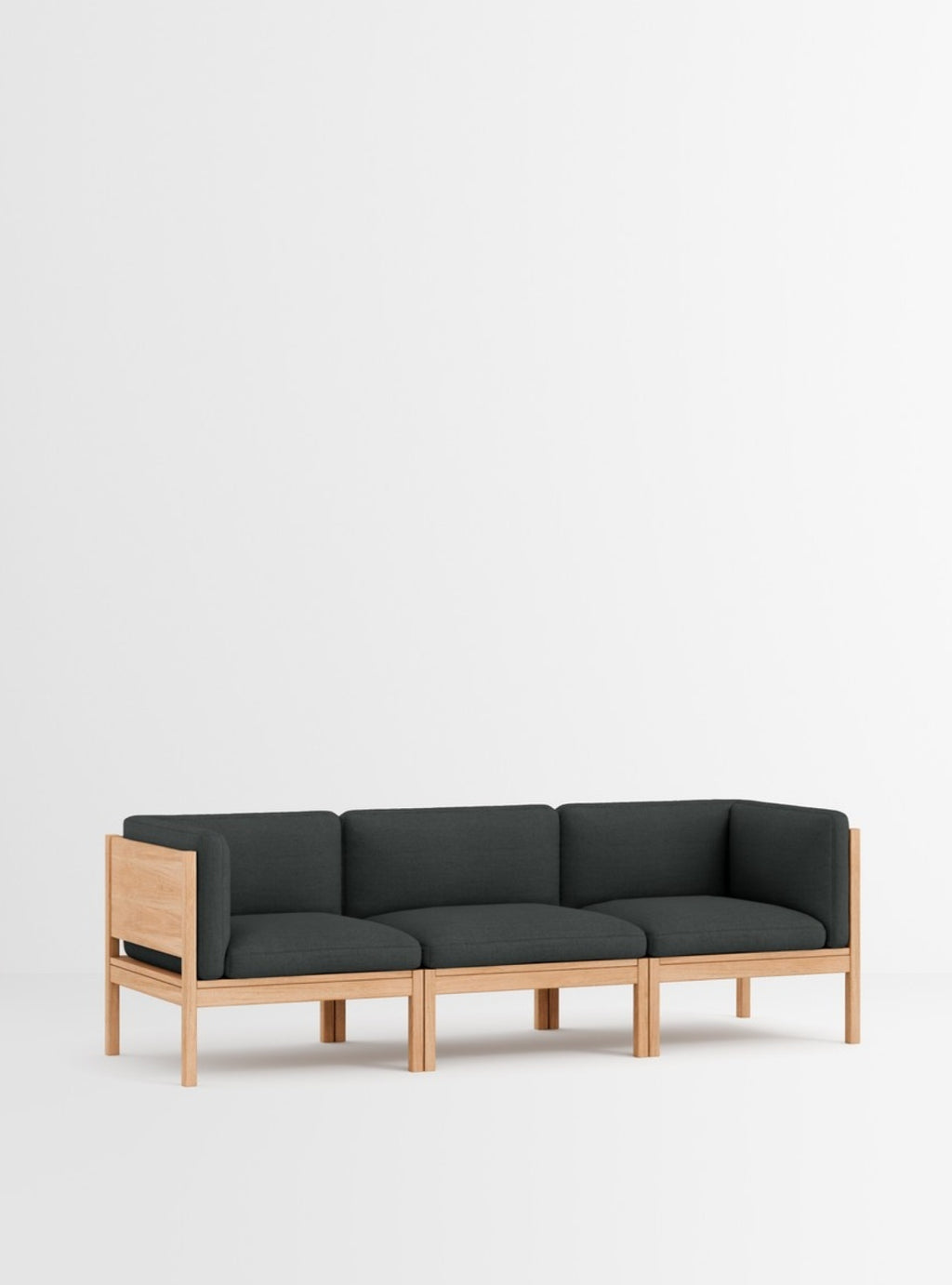 Moebe Modular Sofa Set, 3 Seater Sofa With Sides, Re-wool 987 (fsc Mix Credit)