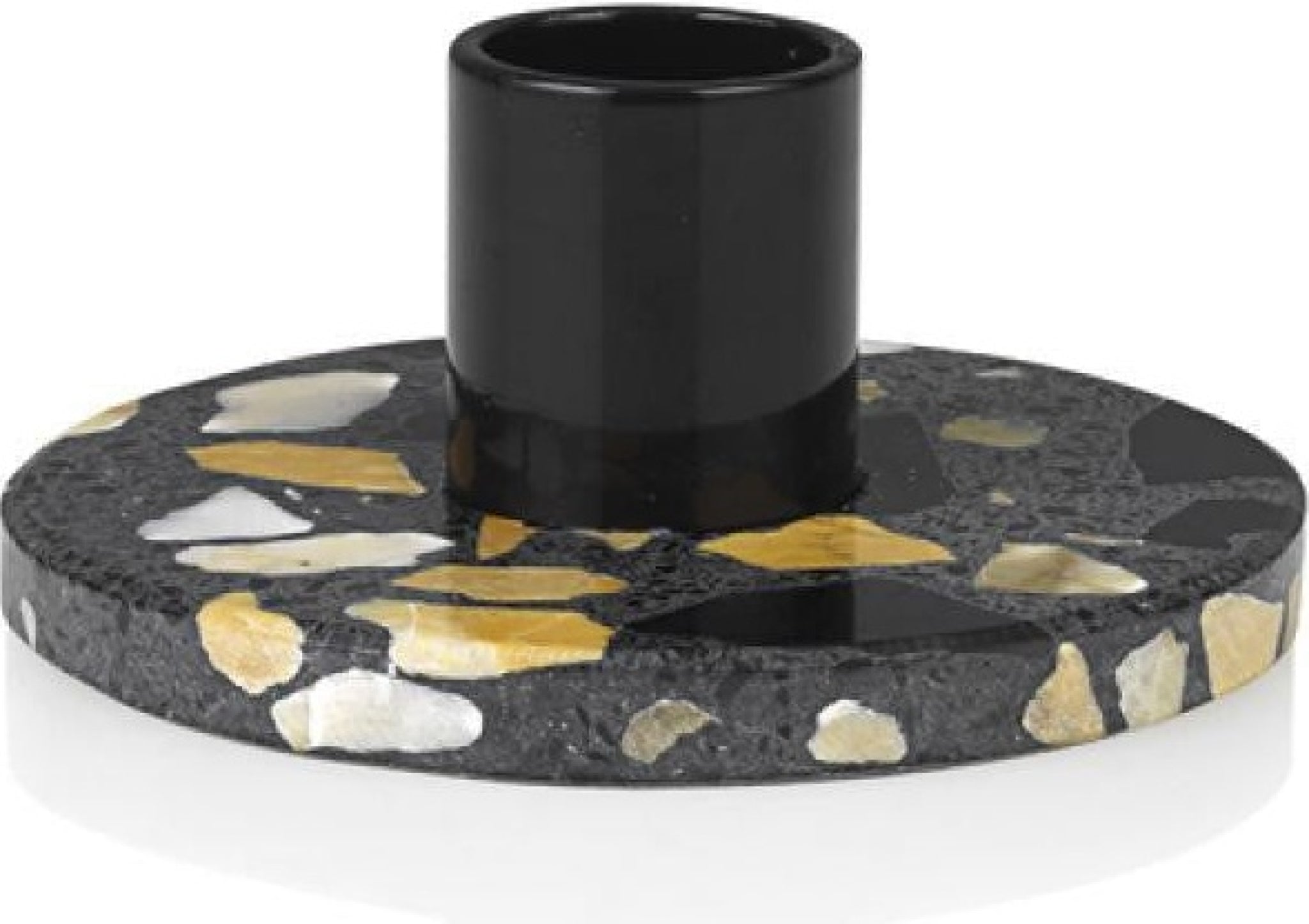 Lucie Kaas Erat Candlestick Black, 8,5cm