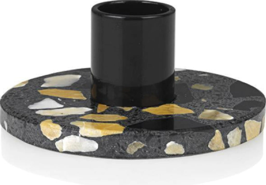 Lucie Kaas Erat Candlestick Black, 8,5cm