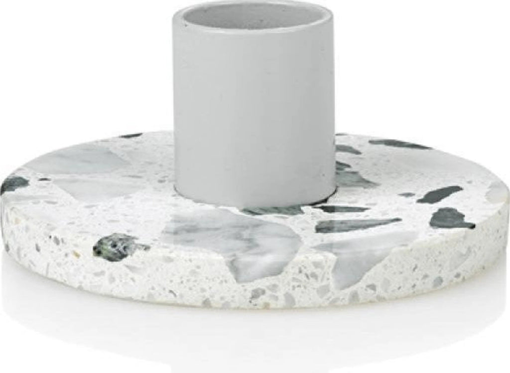 Lucie Kaas Erat Candlestick White, 8,5cm