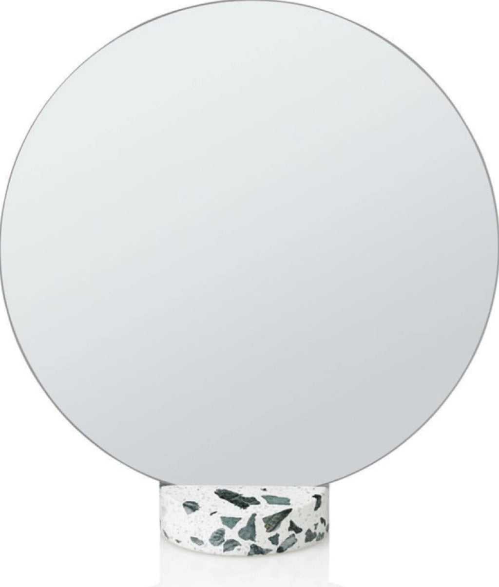 Lucie Kaas Erat mirror white, Ø 25cm