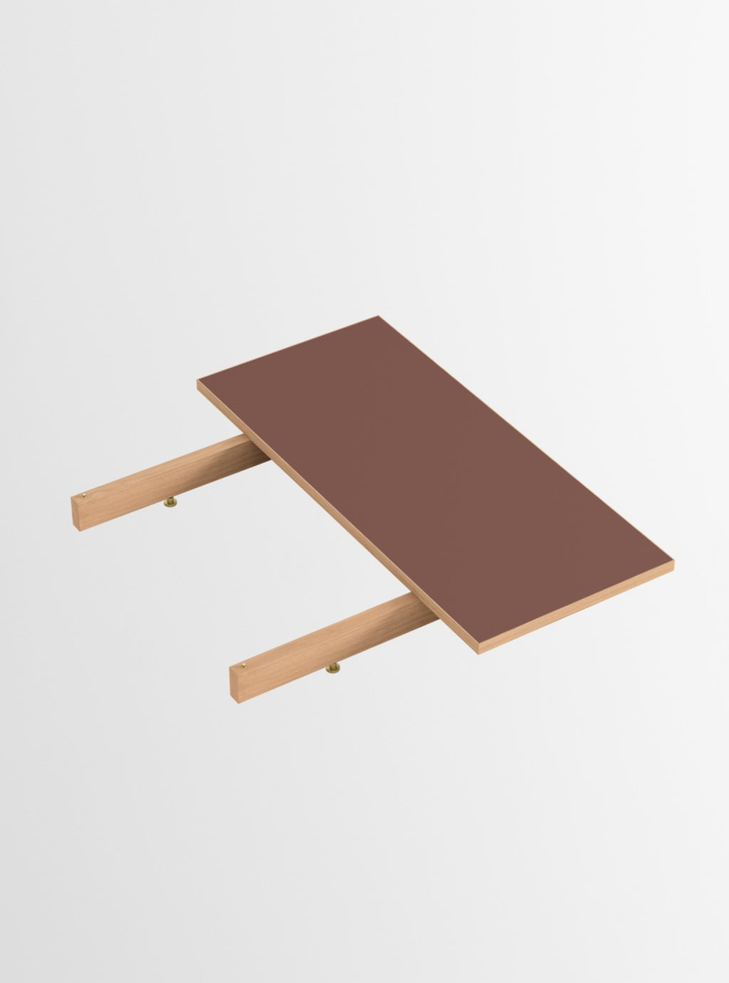 Moebe Extension Leaf, Rectangular Dining Table, Burgundy (fsc Mix Credit)