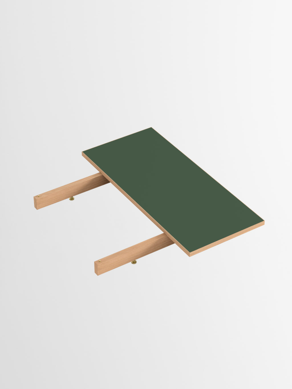 Moebe Extension Leaf, Rectangular Dining Table, Green (fsc Mix Credit)