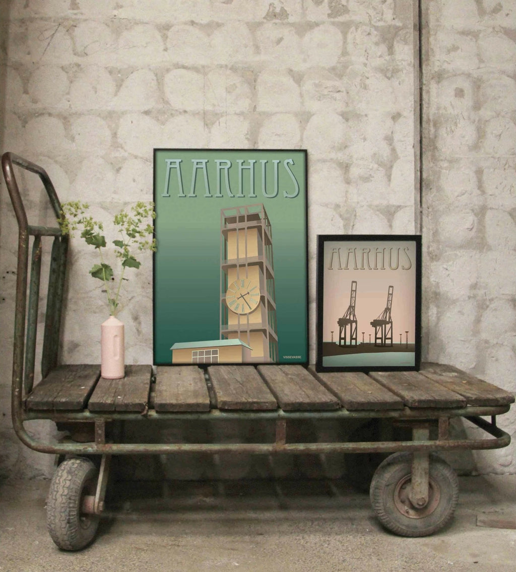Vissevasse Aarhus Town Hall Poster, 50 X70 Cm