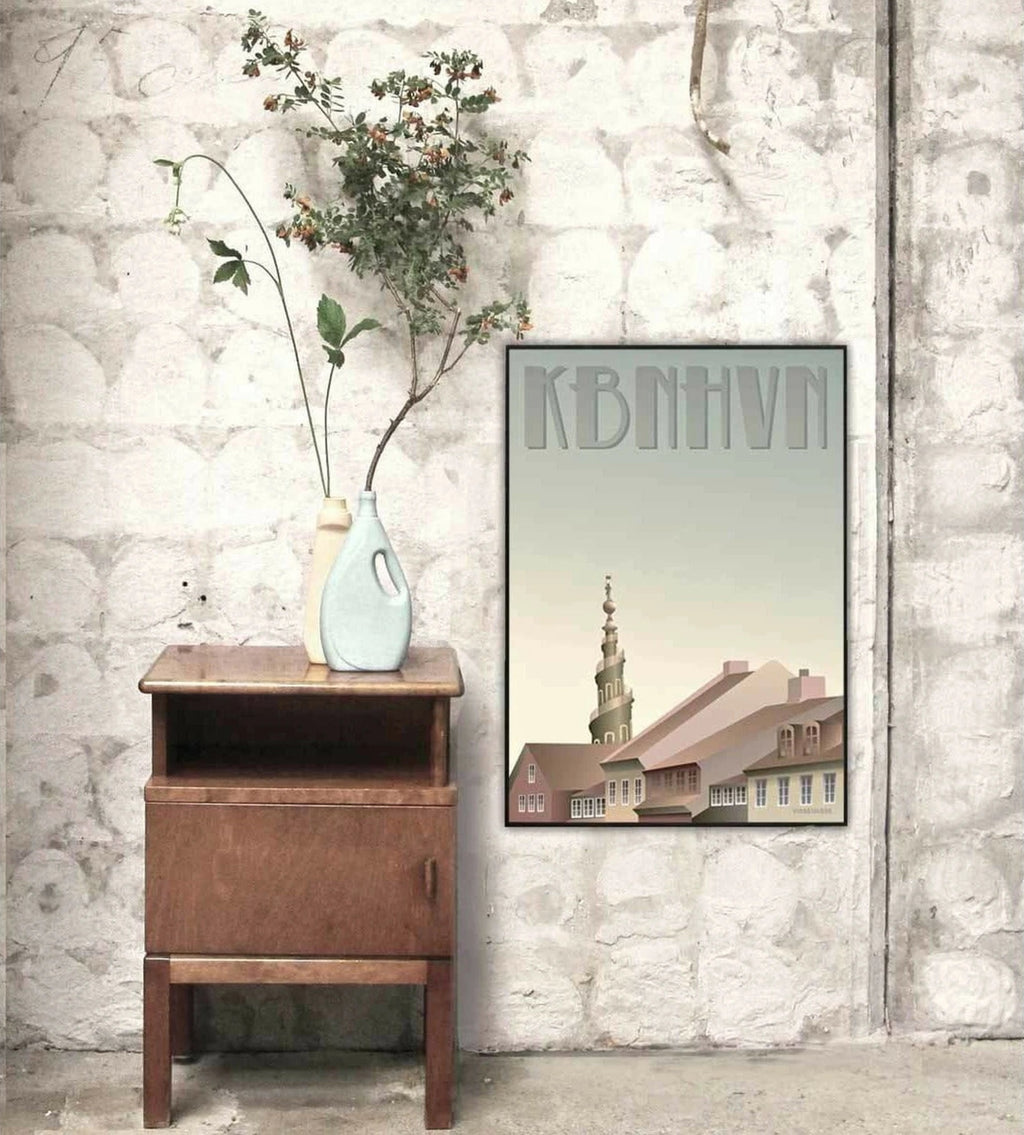 Vissevasse Copenhagen Christianshafen Poster, 30 X40 Cm