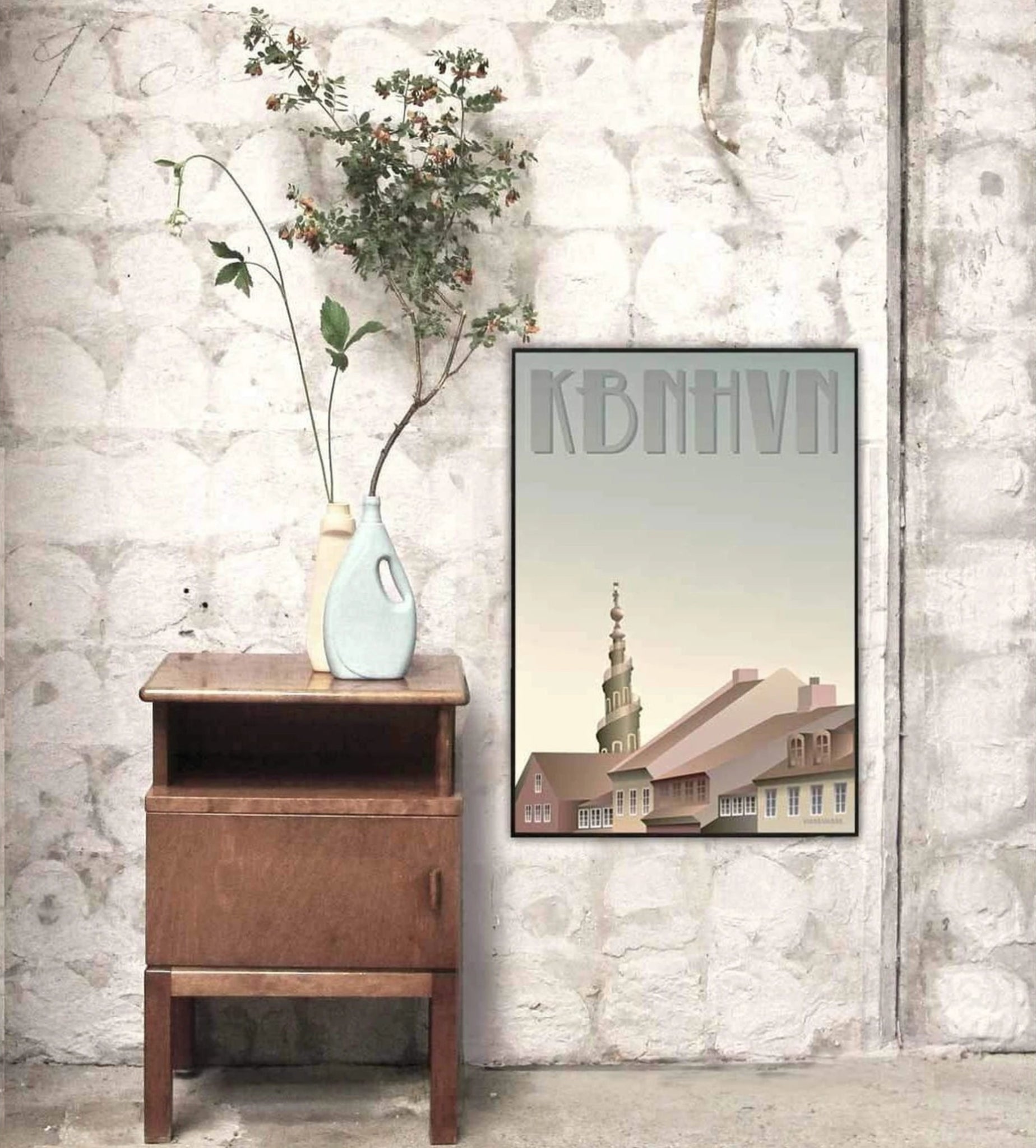 Vissevasse Copenhagen Christianshafen Poster, 15 X21 Cm