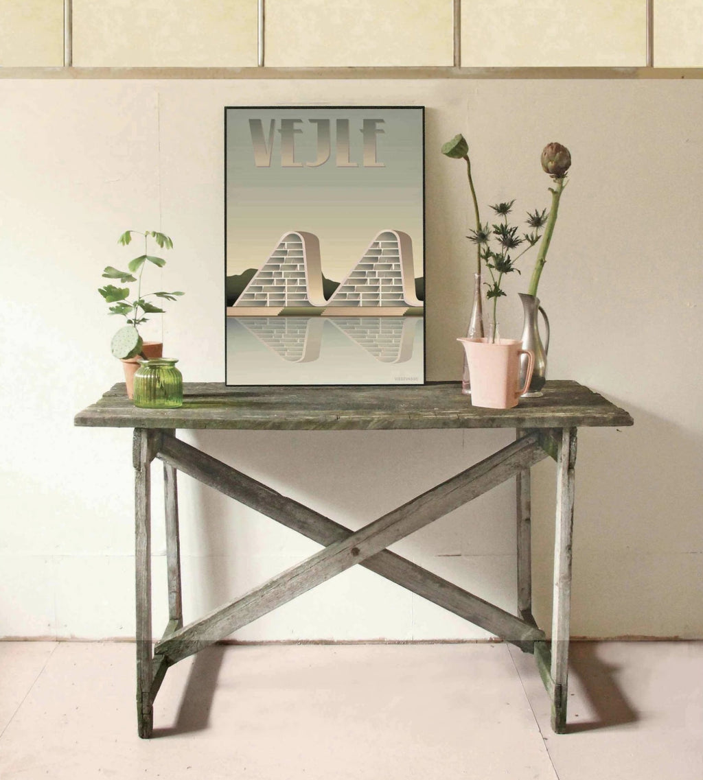 Vissevasse Vejle Wave Poster, 50 X70 Cm