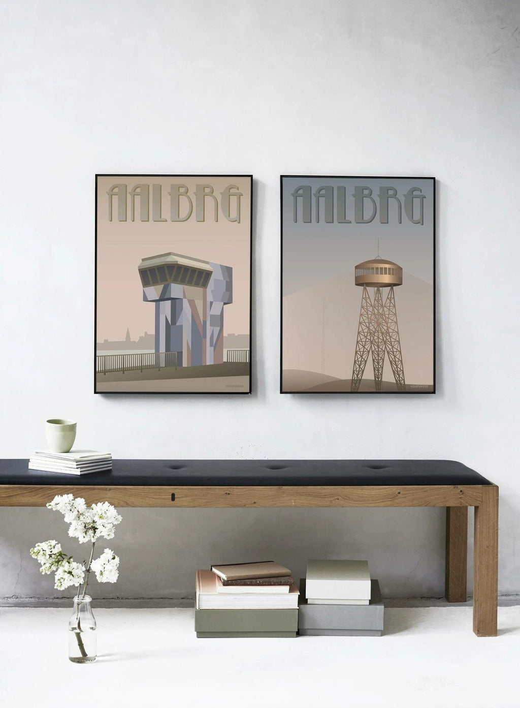 Vissevasse Aalborg Tower Poster, 30 X40 Cm
