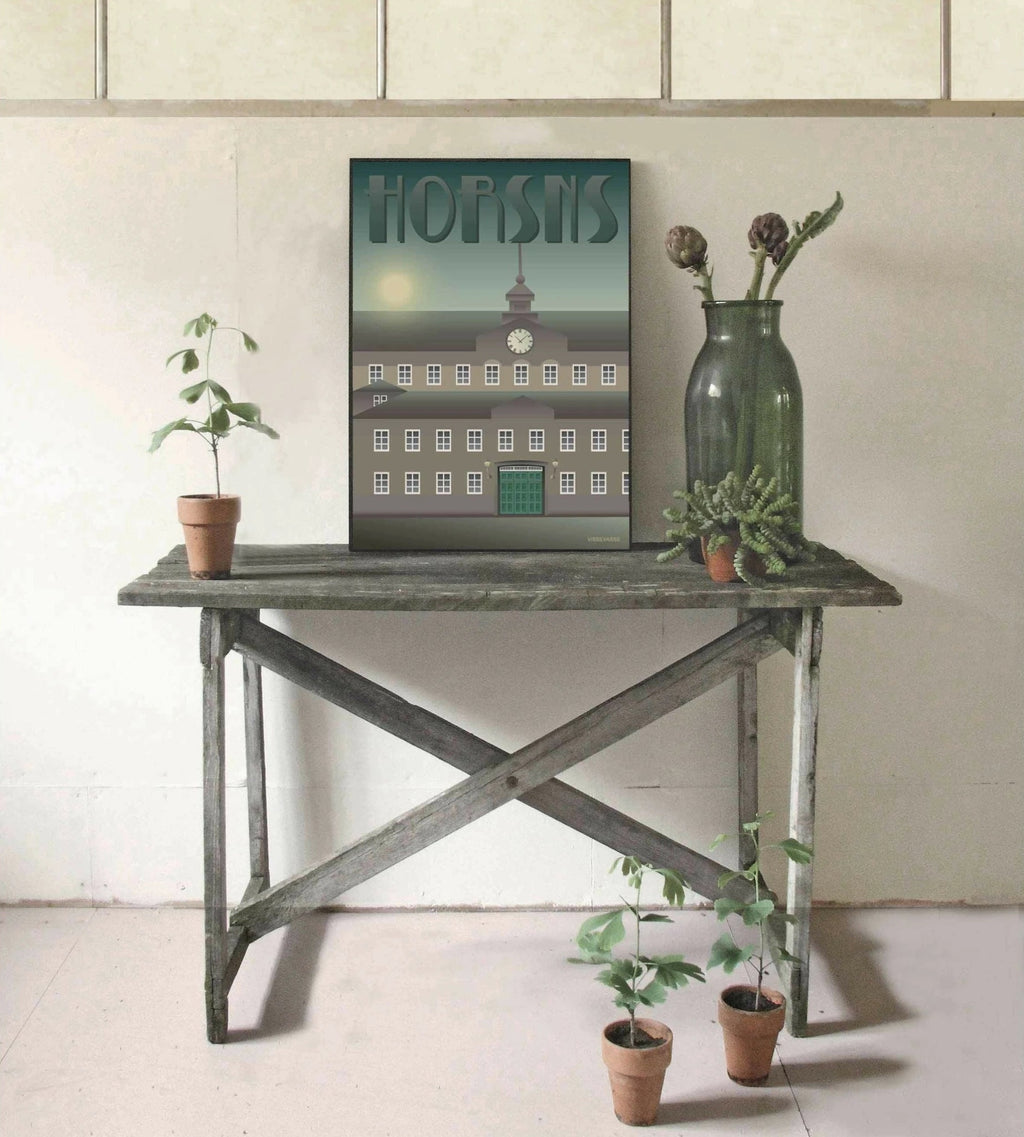 Vissevasse Horsens Prison Poster, 30 X40 Cm