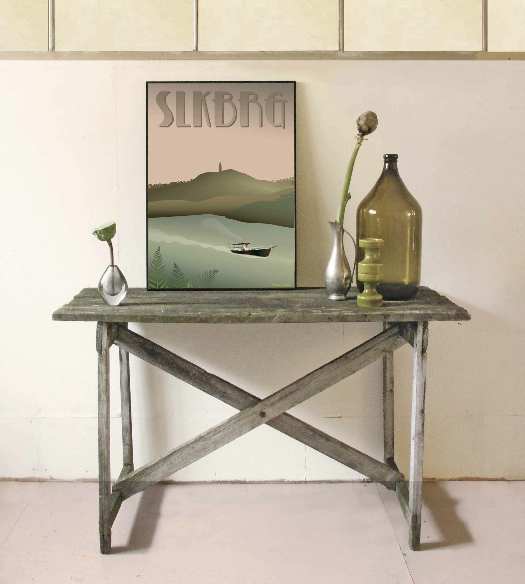 Vissevasse Silkeburg Hjejlen Poster, 30 X40 Cm