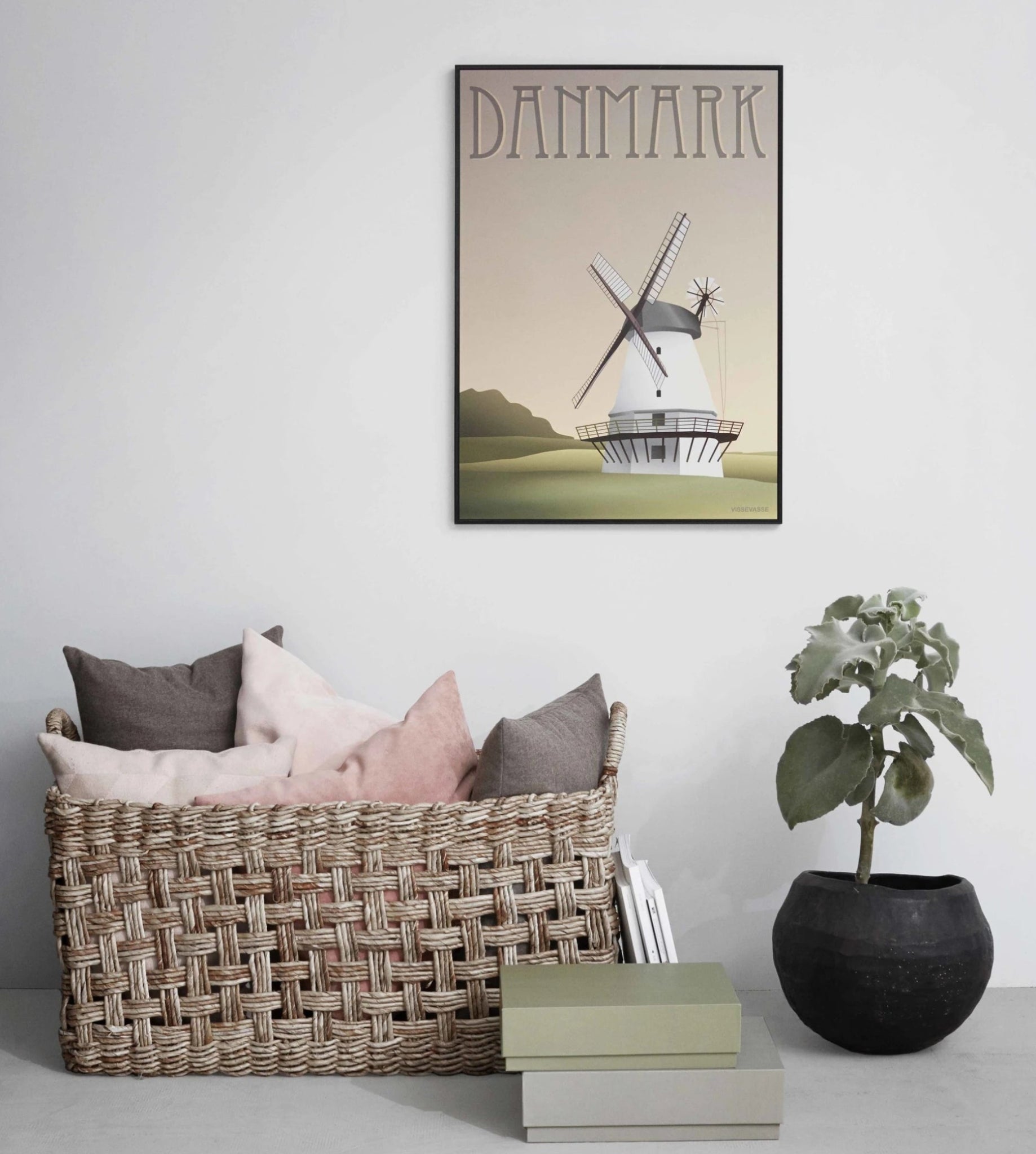 Vissevasse Denmark Mill Poster, 15 X21 Cm