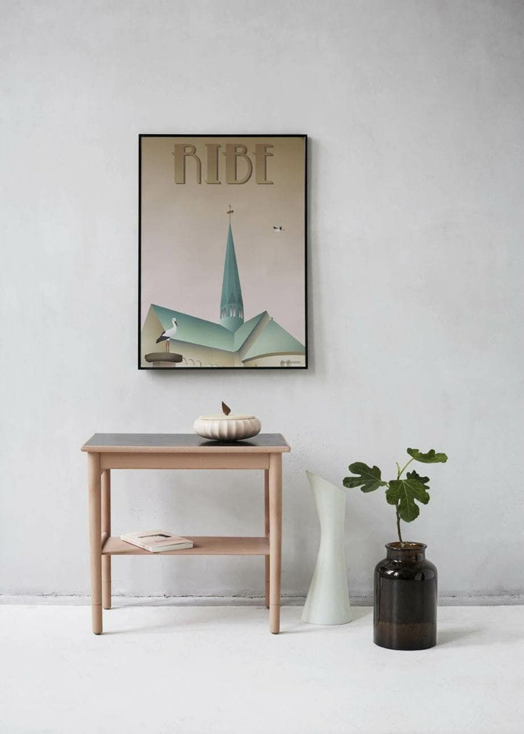 Vissevasse Ribe Storks Poster, 50 X70 Cm