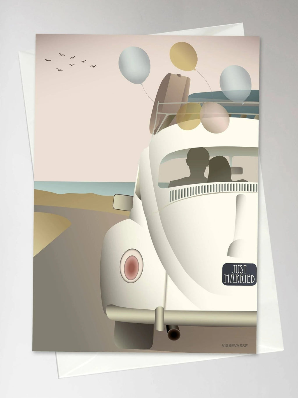 Vissevasse Newly Married Greeting Card, 10.5 X15 Cm