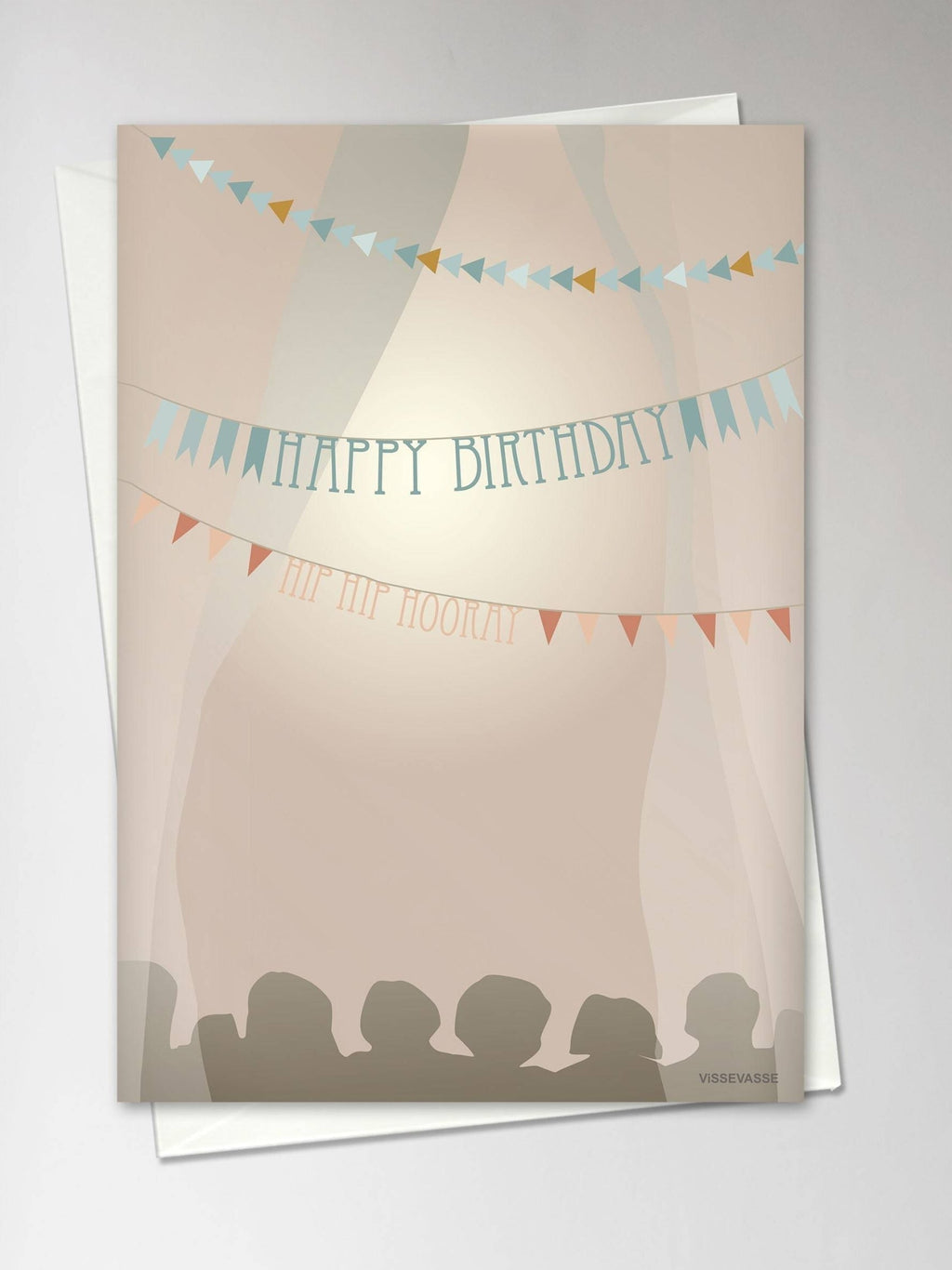 Vissevasse Happy Birthday Greeting Card, 10.5 X15 Cm