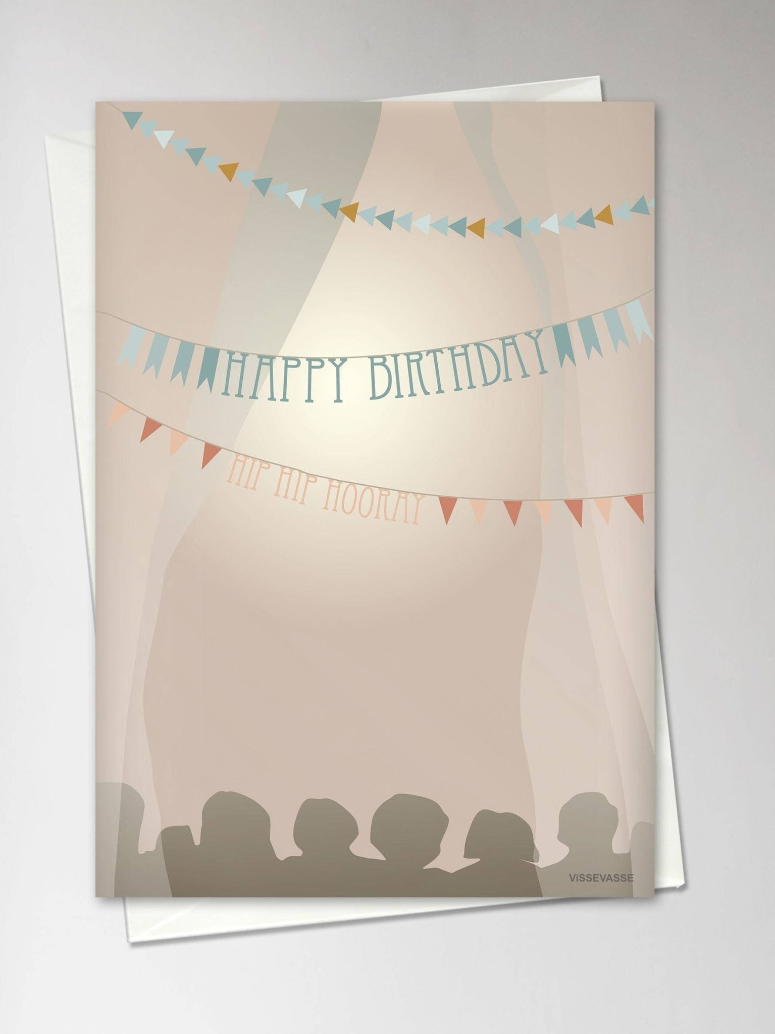 Vissevasse Happy Birthday Greeting Card, 10.5 X15 Cm