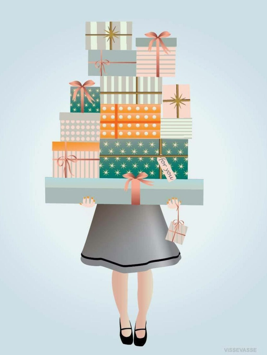 Vissevasse Gifts For You Greeting Card, 15 X21 Cm