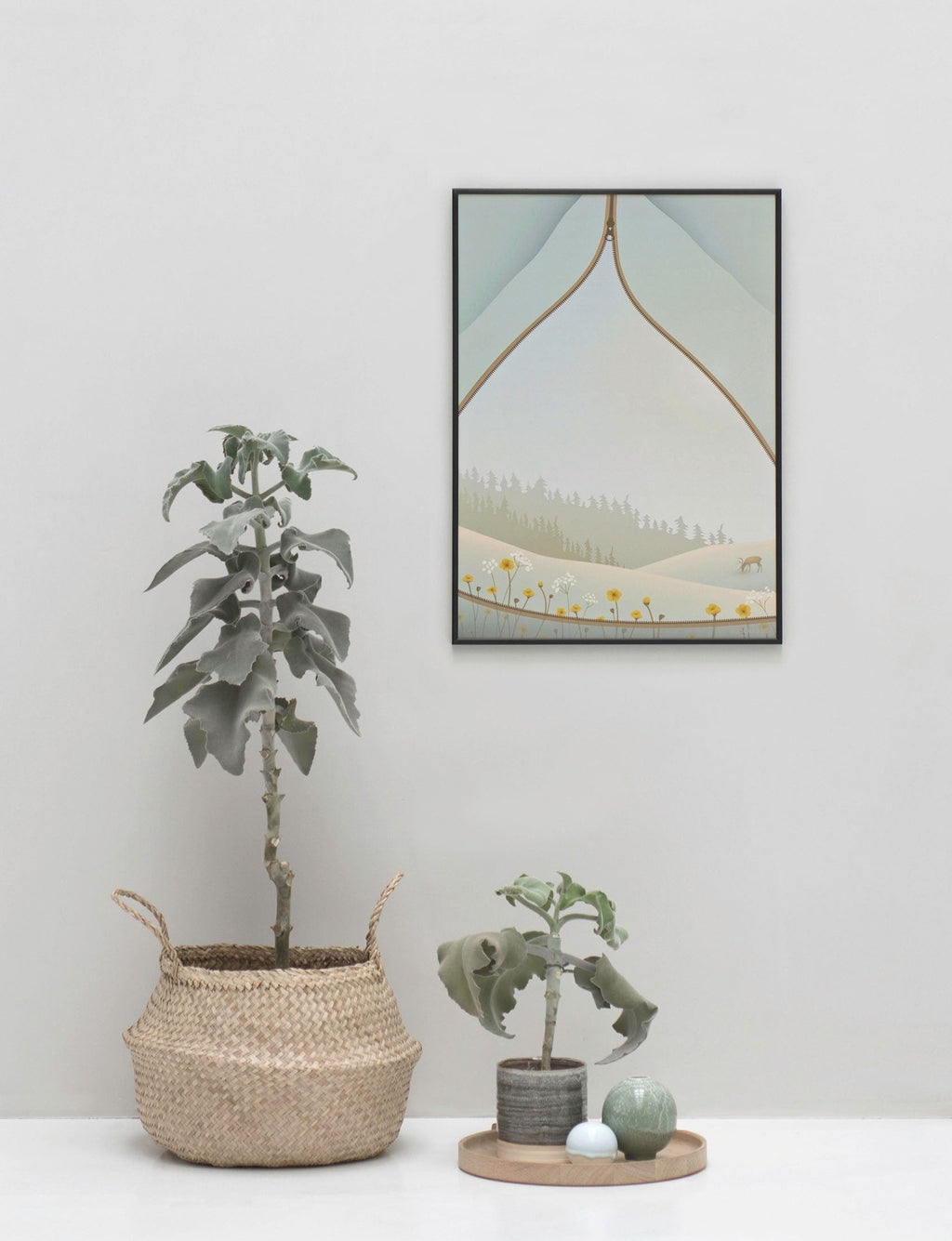 Vissevasse Tent With A View Poster, 15 X21 Cm