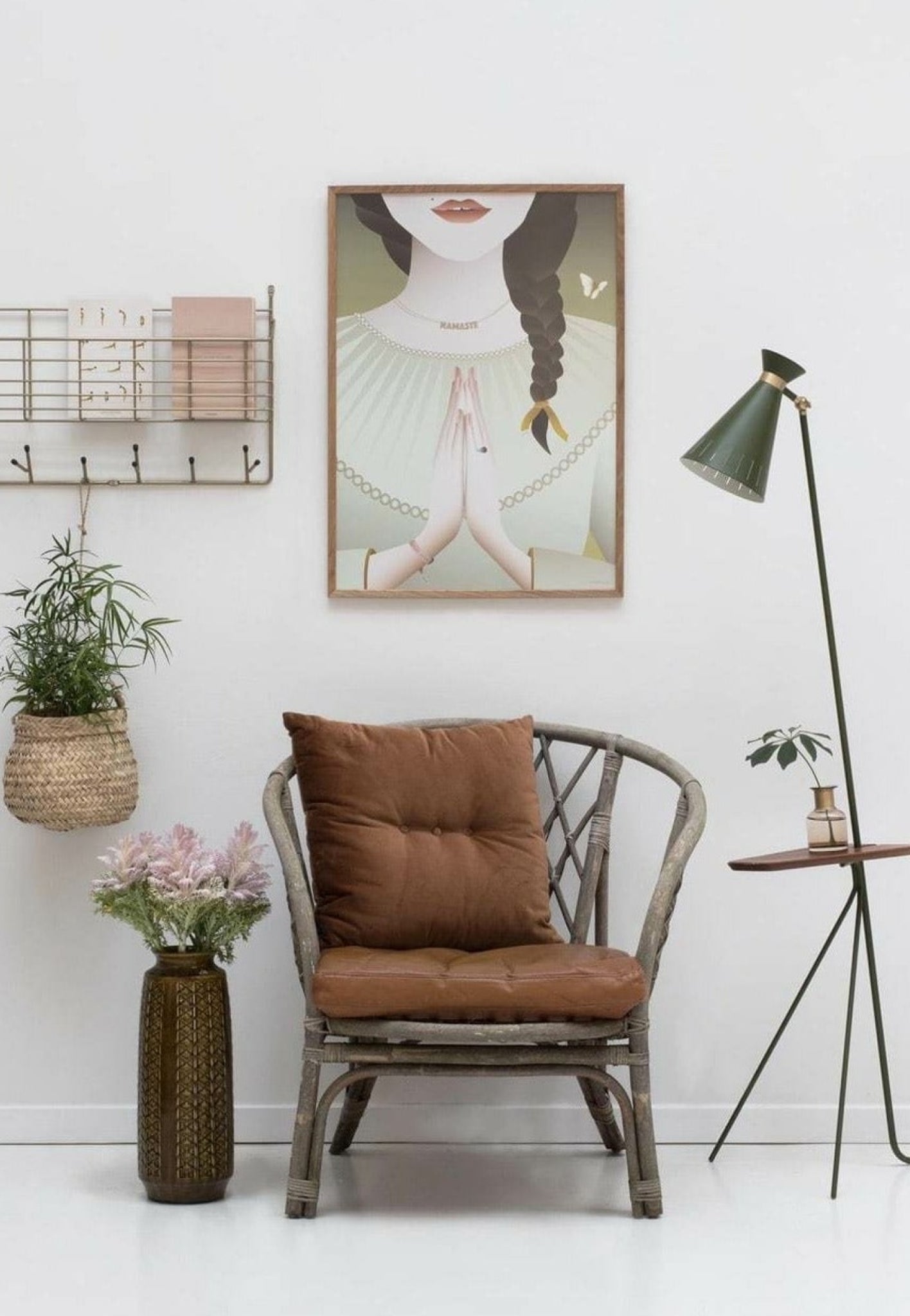 Vissevasse Namaste Poster, 50 X70 Cm