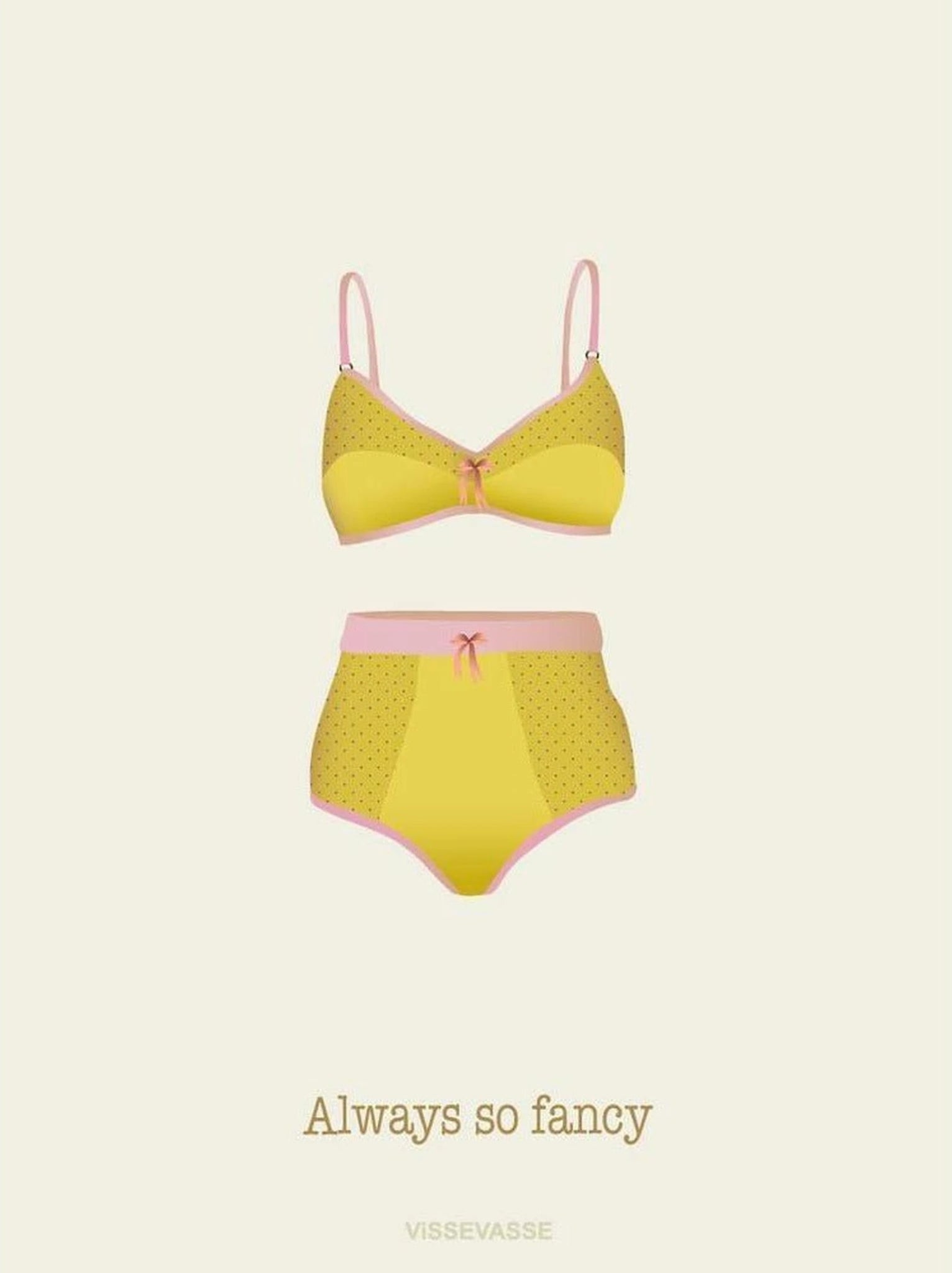 Vissevasse Always So Fancy Greeting Card, 10x15 Cm