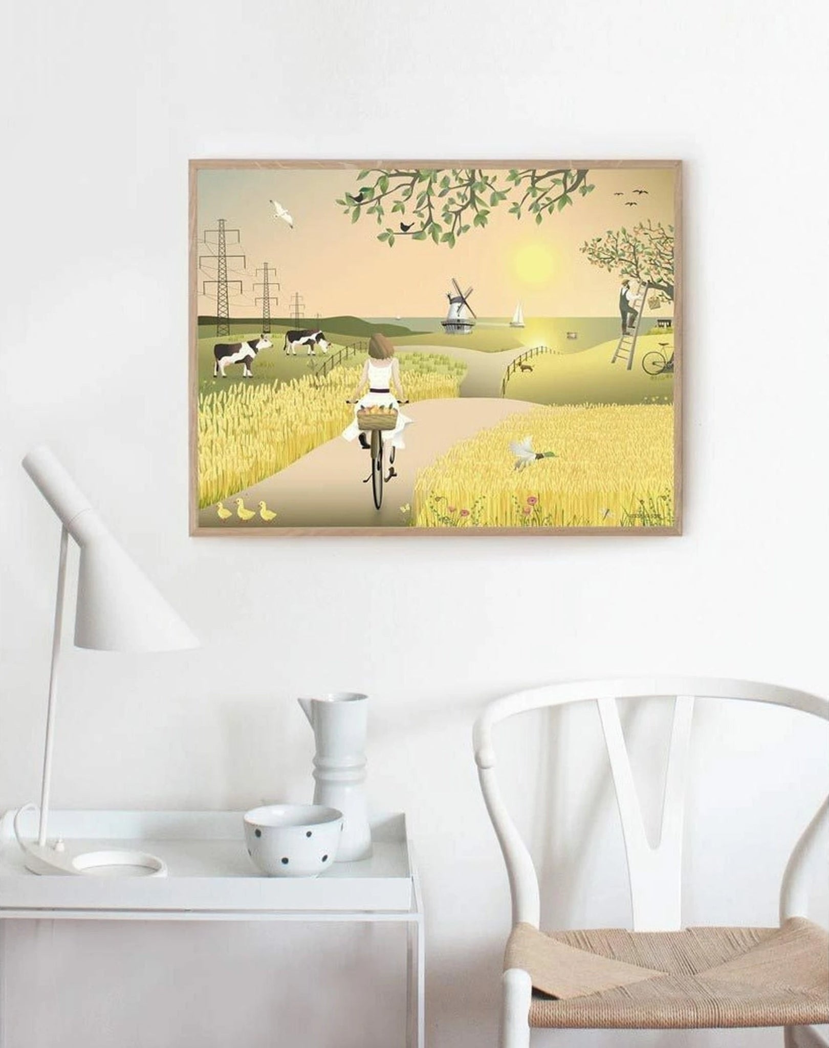 Vissevasse A Fine Day Poster, 30 X40 Cm