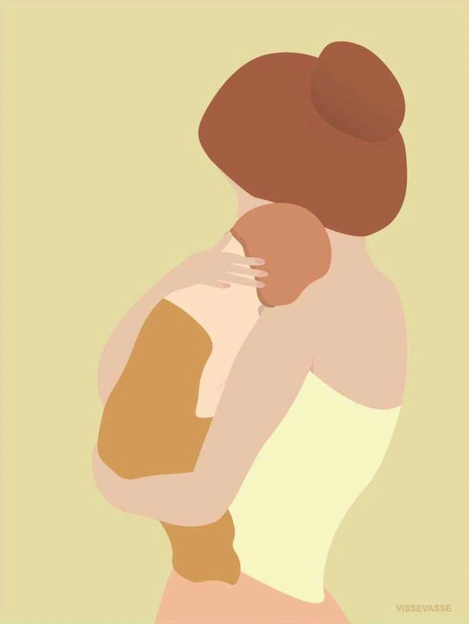 Vissevasse Motherhood Greeting Card, 10x15 Cm