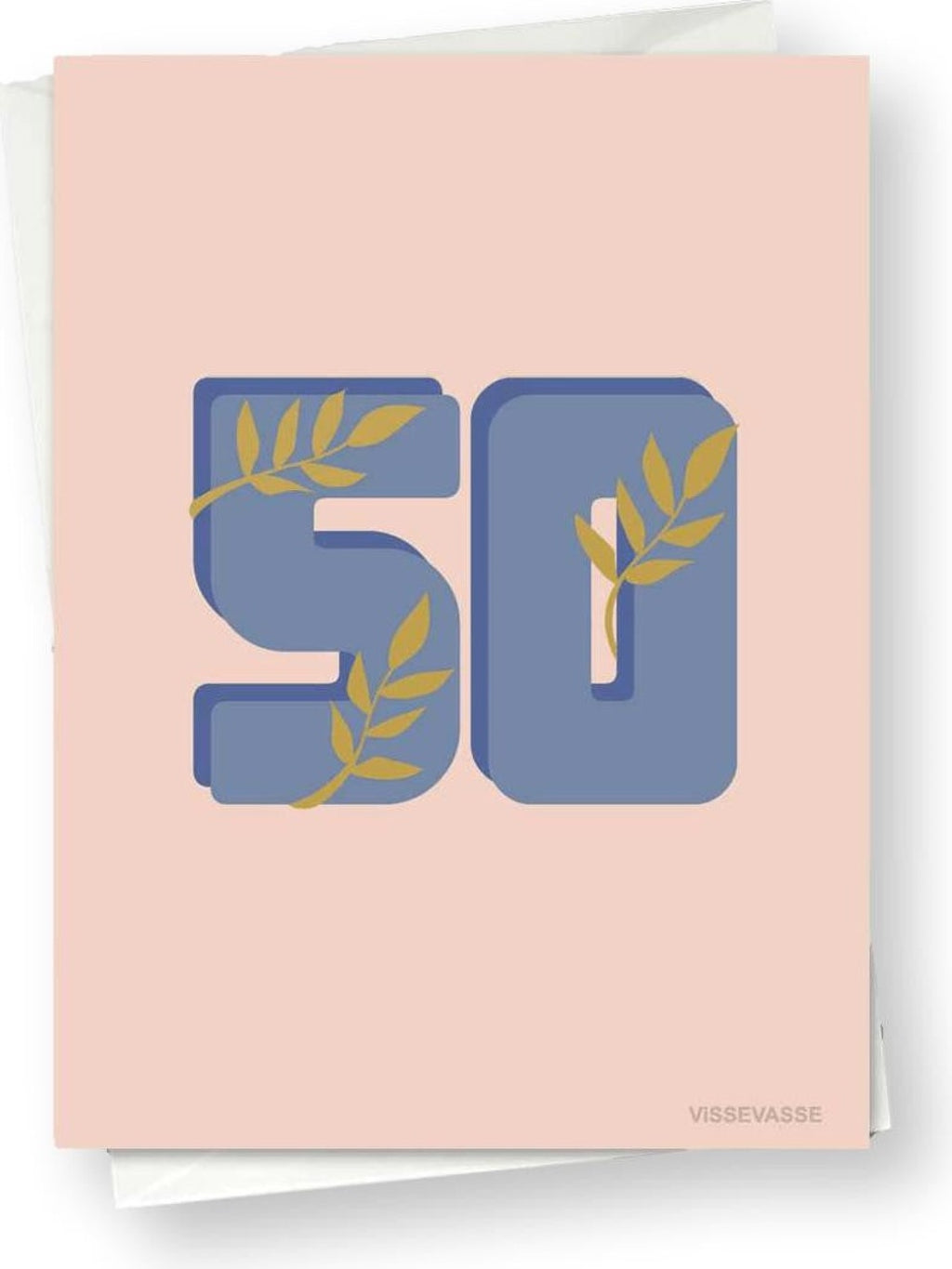 Vissevasse 50 Years Greeting Card, 10x15 Cm