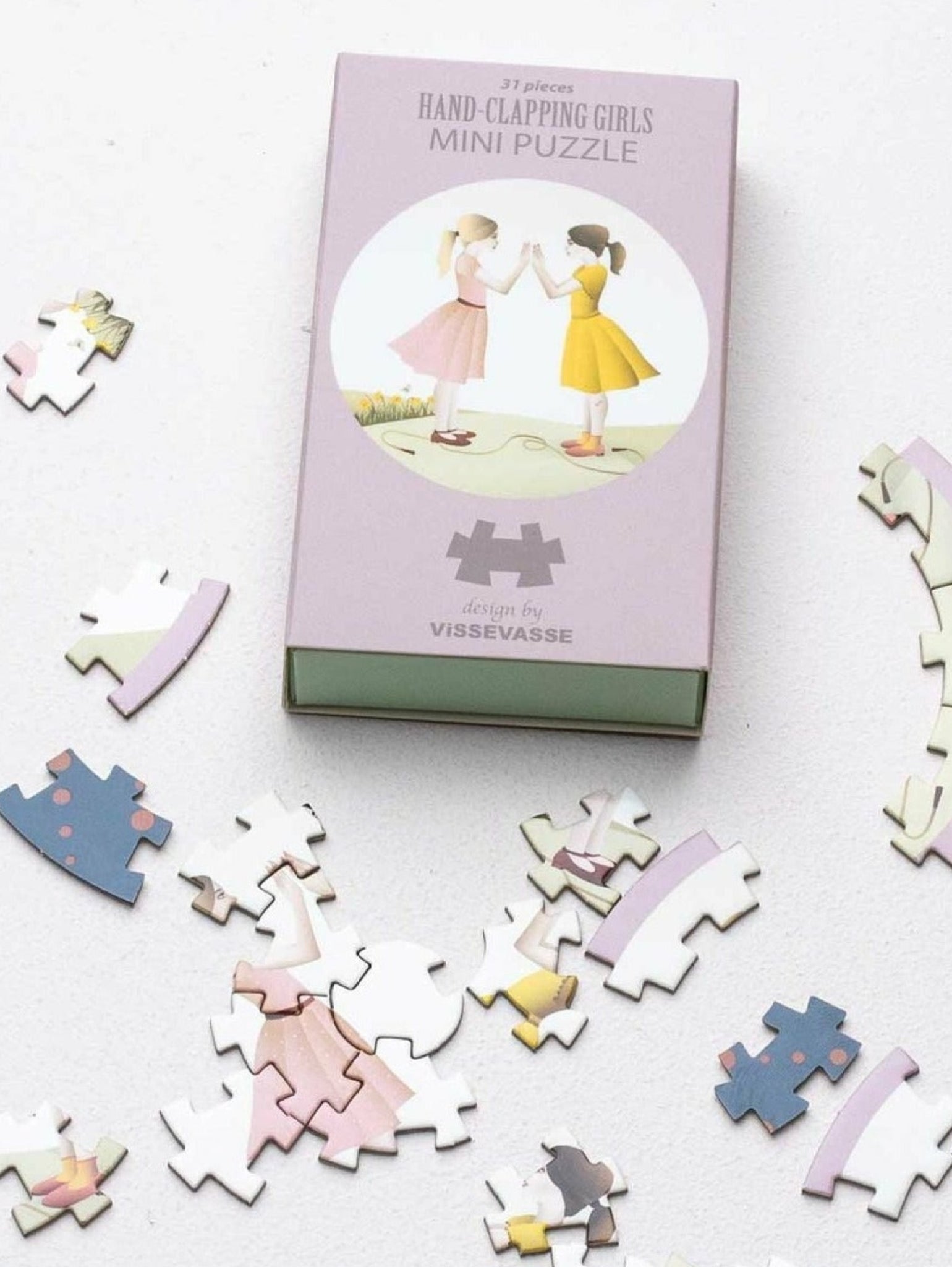 Vissevasse Handclapping Girls Mini Puzzle