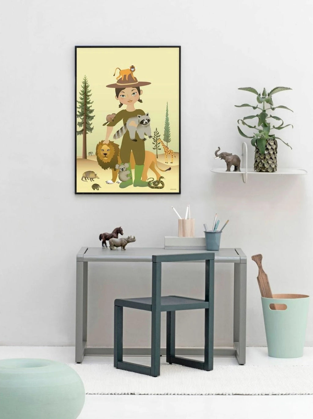 Vissevasse The Zookeeper Poster, 30 X40 Cm