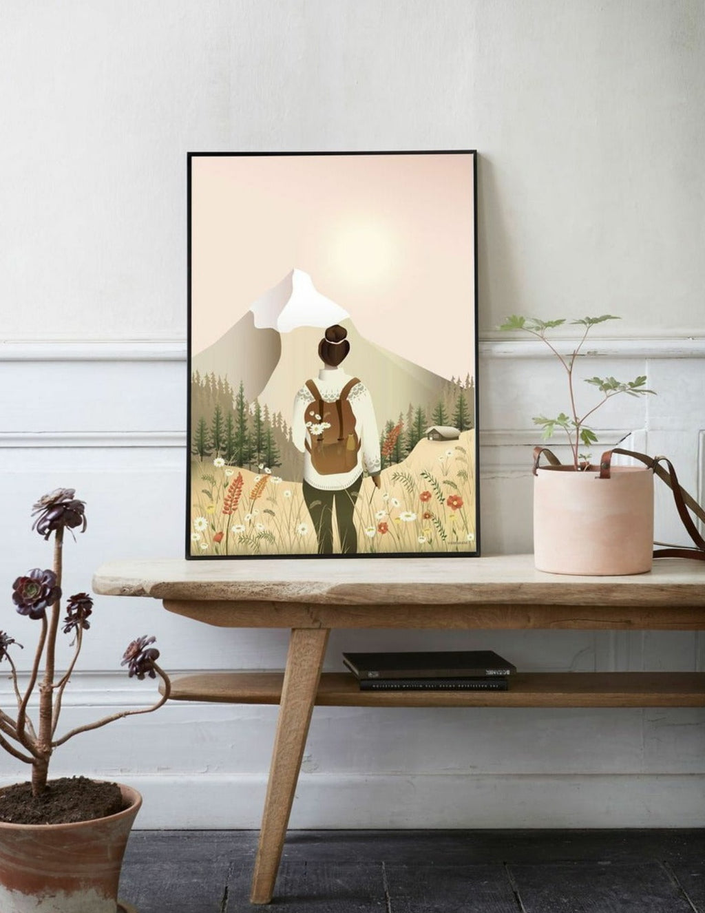 Vissevasse Hike With Me Poster, 15 X21 Cm