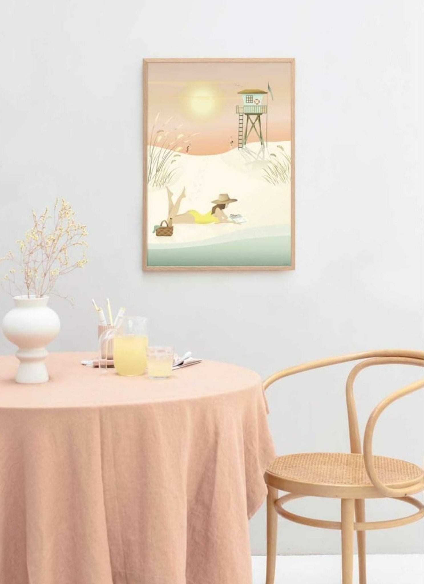 Vissevasse Sunny Days Poster, 15 X 21 Cm