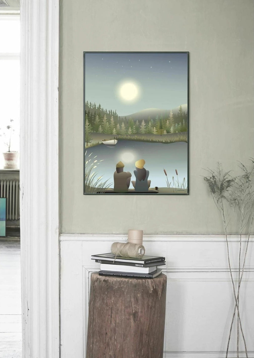 Vissevasse Moonlight With You Poster, 15x21 Cm