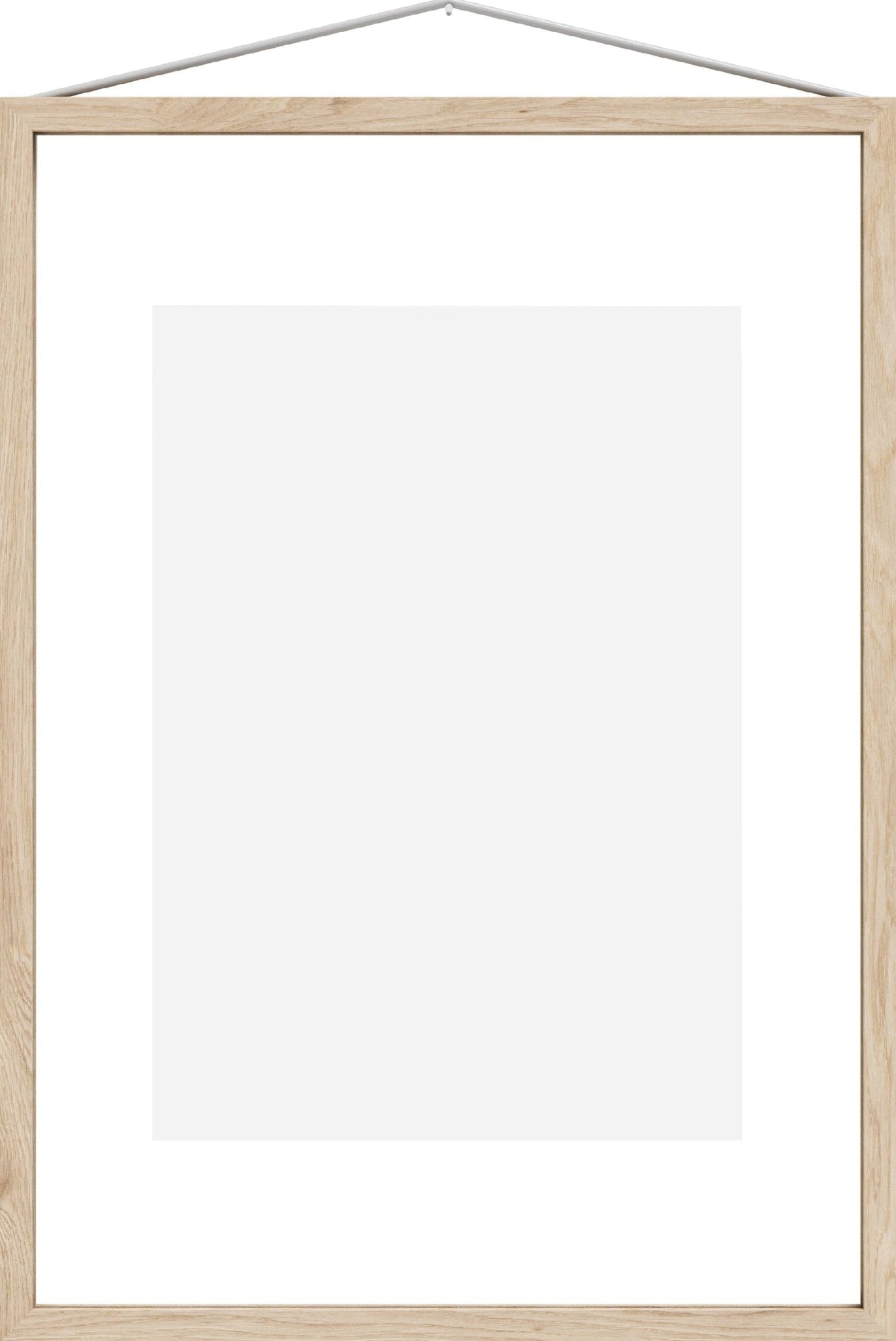 Moebe Frame A3 in Ash Wood - Stylish Acrylic Glass Display Frame