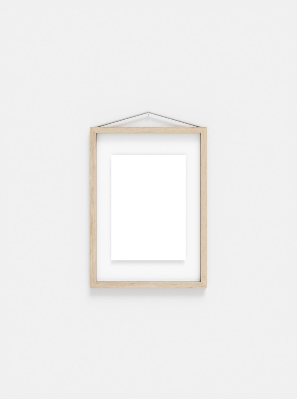 Moebe Frame A4 in Ash - Stylish Acrylic & Wood Design, Made in Europe