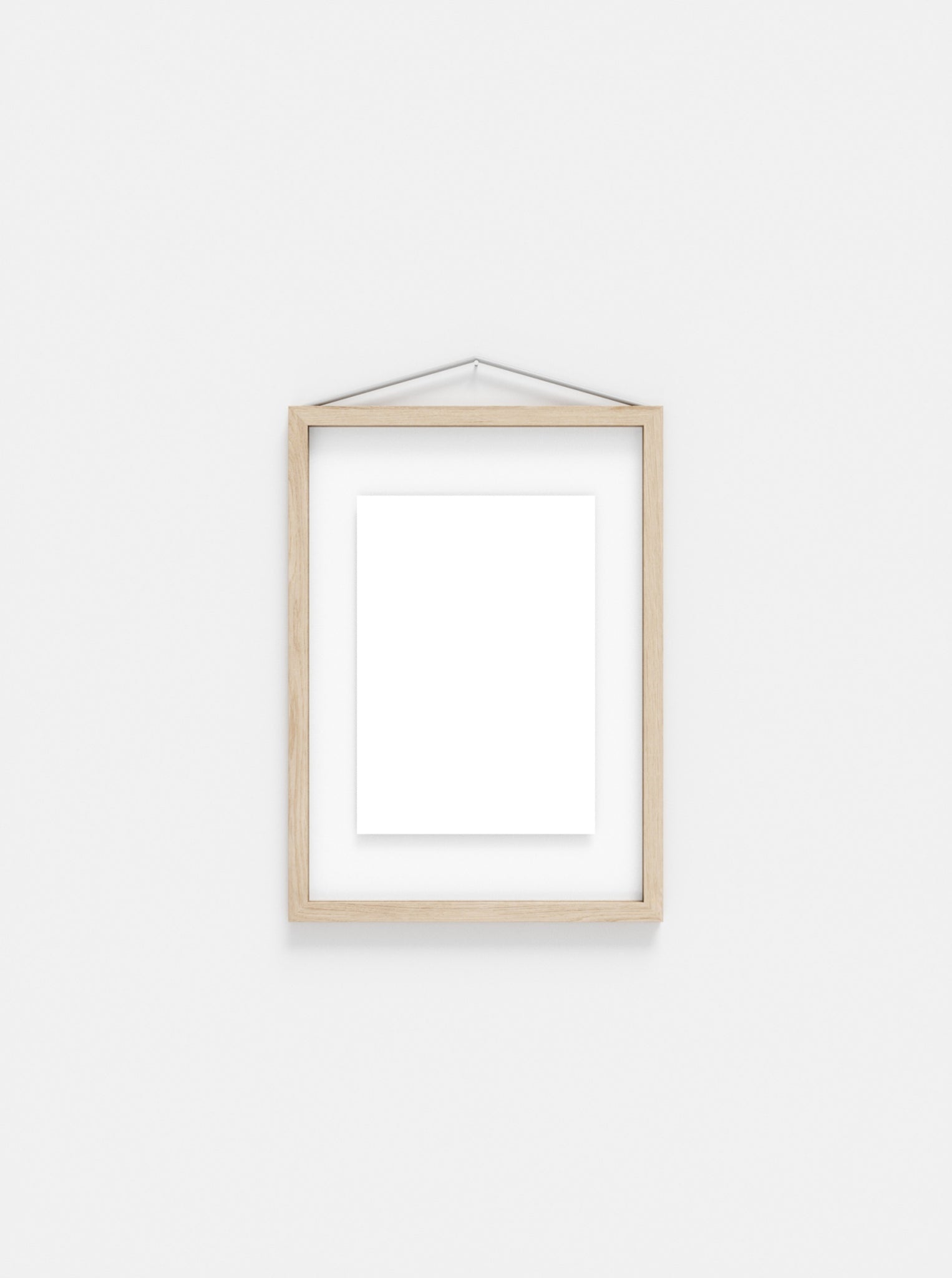 Moebe Frame A4 in Ash - Stylish Acrylic & Wood Design, Made in Europe
