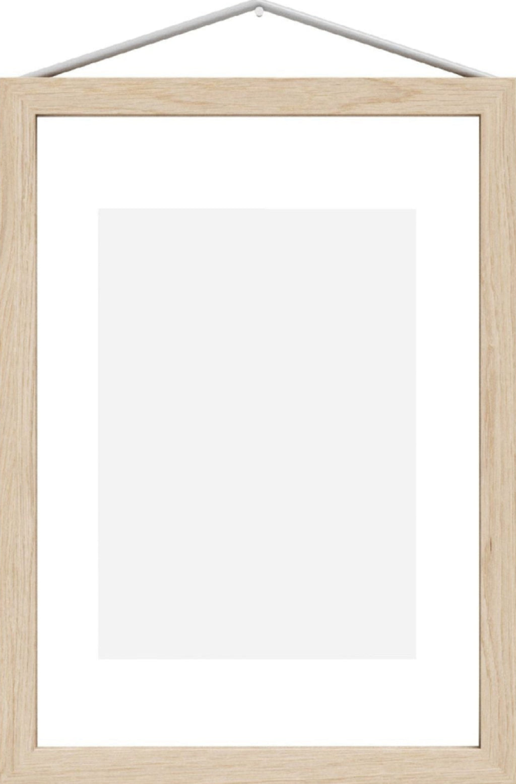 Moebe Frame A5 in Ash Wood - Stylish Acrylic Glass Display Frame