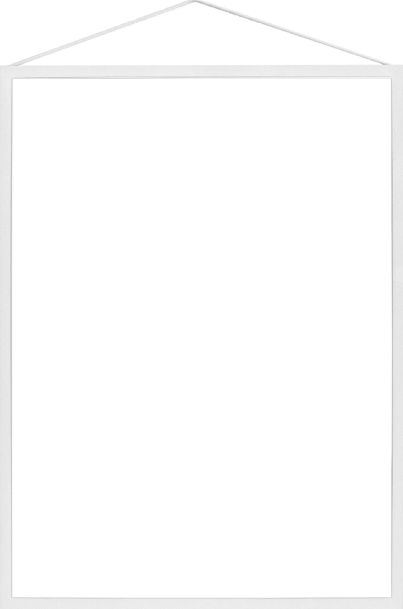 Moebe Frame A3 White - Stylish European Design with Acrylic & Aluminum